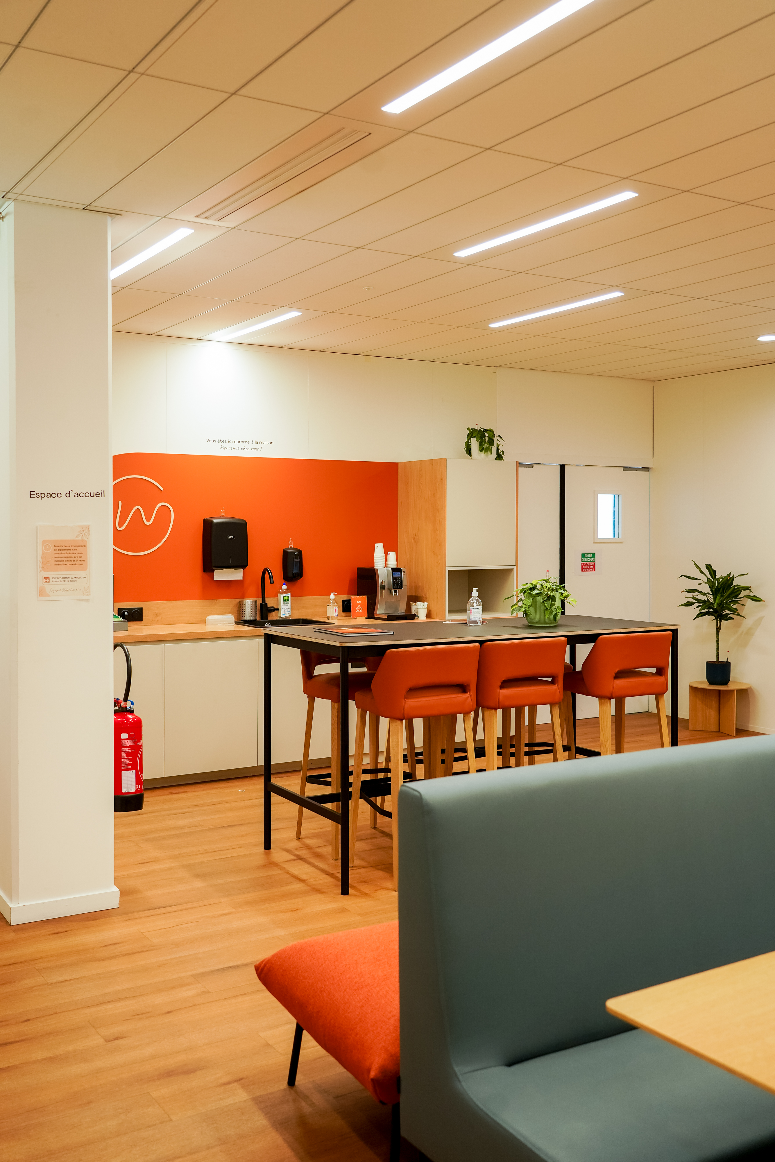 Espace d'accueil
